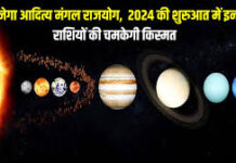 दिसंबर में मंगल-सूर्य की युति से बनेगा ‘आदित्य मंगल राजयोग’