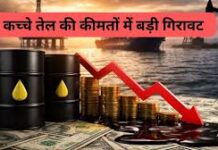 ईरान और अमेरिका के बड़े फैसलों से कच्चे तेल की कीमतों में भारी गिरावट