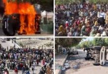 रणक्षेत्र बना नोएडा- वेतन वृद्धि की मांग पर उग्र हुए श्रमिक, सेक्टर 63 थाने पर हमला