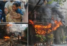 नईदिल्ली के अवैध होटल में आग से 21 जिंदगियां राख