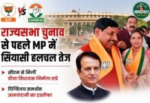राज्यसभा चुनाव:BJP तीसरी सीट पाने की तैयारी में,कांग्रेस में दिग्विजय समर्थक का इस्तीफा