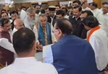 मप्र,राज्यसभा चुनाव:बीजेपी प्रत्याशियों ने भरे परचे,कांग्रेस प्रत्याशी का कार्यक्रम अभी तय नही