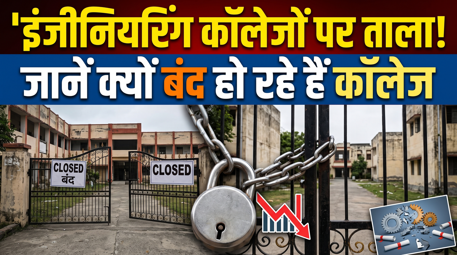इंजीनियरिंग कॉलेजों पर ताला! जानें क्यों बंद हो रहे हैं कॉलेज