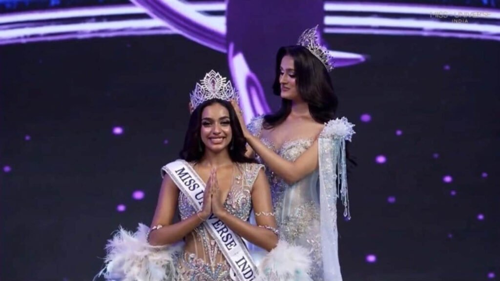 Miss Universe India 2026 कैजिया लिज मैजो का ग्लैमरस लुक