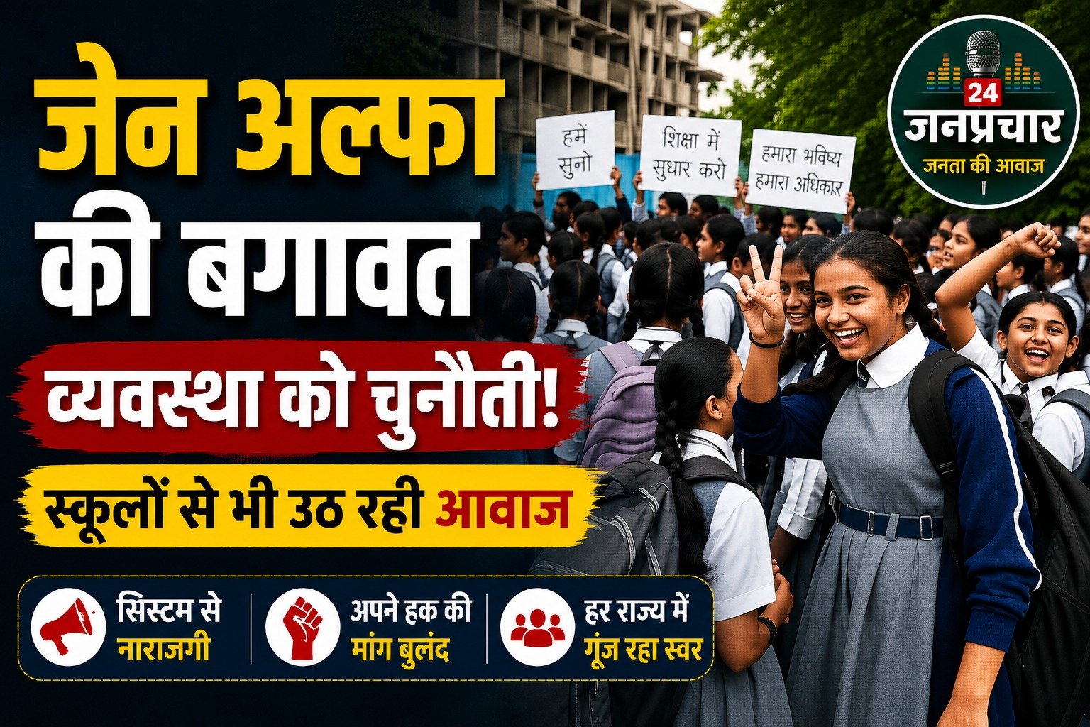 जेन G के बाद जेन अल्फा की दस्तक: व्यवस्था के खिलाफ उठती नई पीढ़ी की आवाज